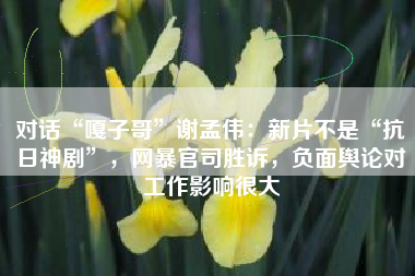 对话“嘎子哥”谢孟伟：新片不是“抗日神剧”，网暴官司胜诉，负面舆论对工作影响很大