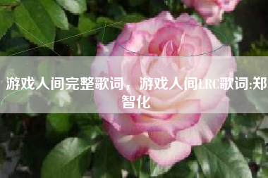 游戏人间完整歌词，游戏人间LRC歌词:郑智化