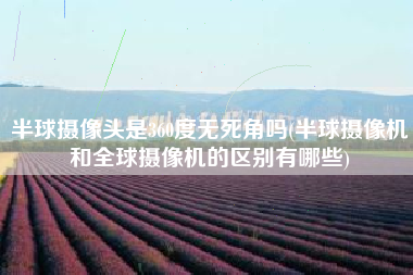 半球摄像头是360度无死角吗(半球摄像机和全球摄像机的区别有哪些)
