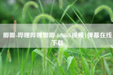 唧唧-哔哩哔哩唧唧-bilibili视频|弹幕在线下载