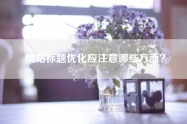 网站标题优化应注意哪些方面？