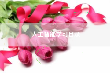 人工智能学习目录