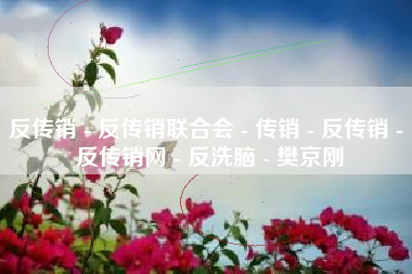反传销 - 反传销联合会 - 传销 - 反传销 - 反传销网 - 反洗脑 - 樊京刚