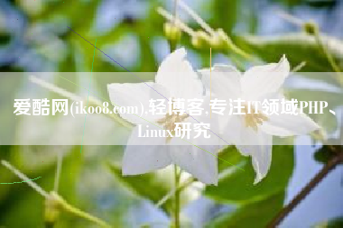爱酷网(ikoo8.com),轻博客,专注IT领域PHP、Linux研究