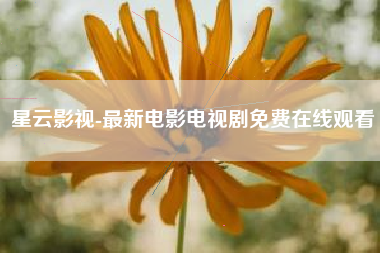 星云影视-最新电影电视剧免费在线观看